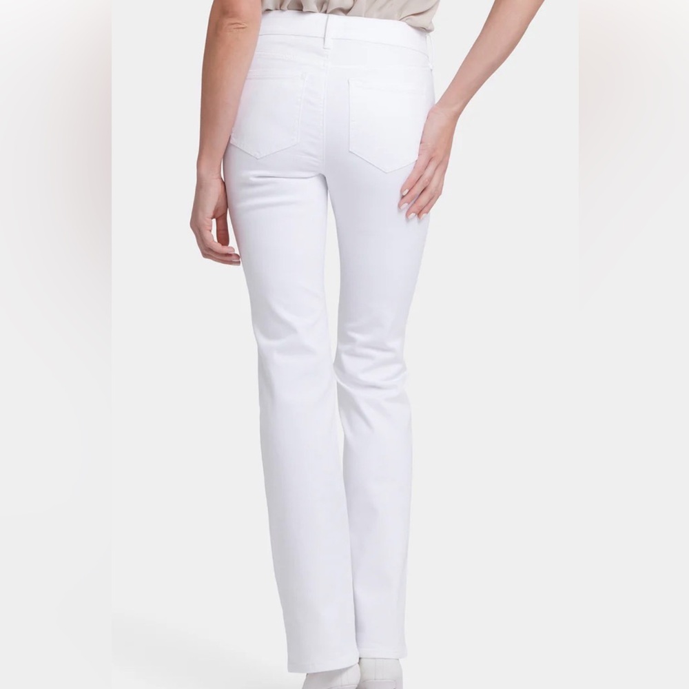 NYDJ Women's Straight Leg White Jeans size 12